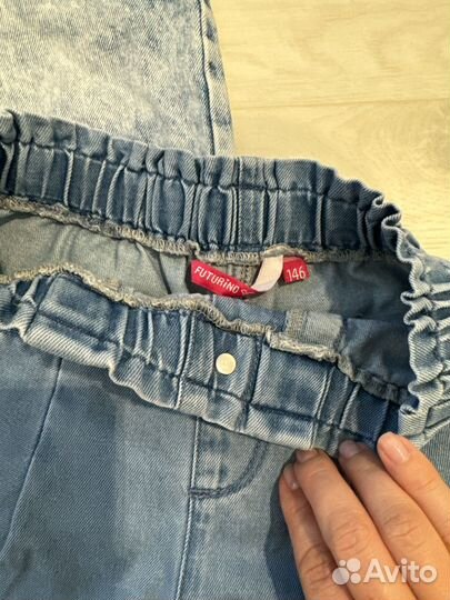 Шорты джинсовые на девочку 134 140