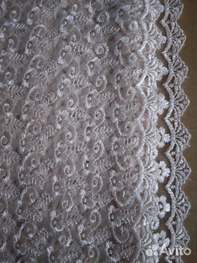 Ткань кружево на сетке