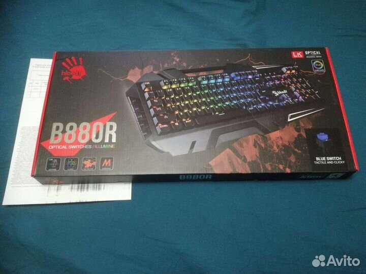 Механическая клавиатура A4tech bloody B880R