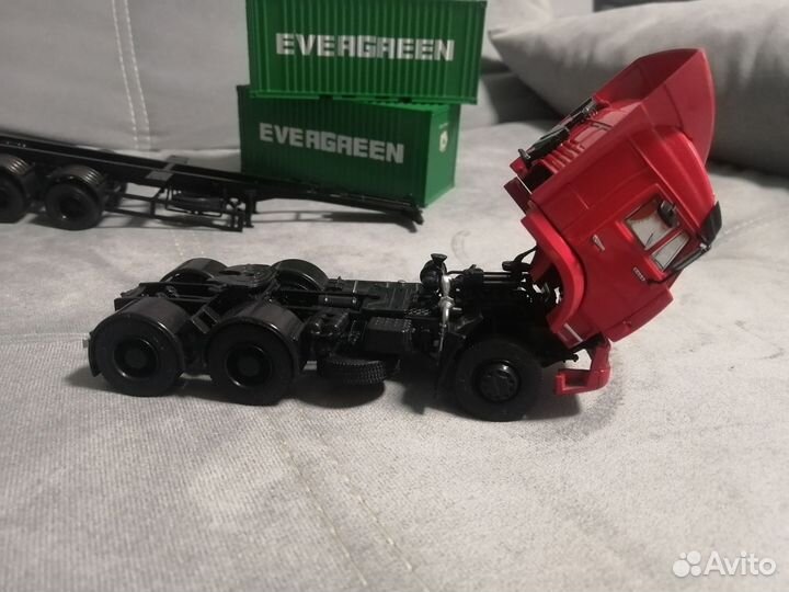 Камаз 6460 с полуприцепом маз 938920 1/43