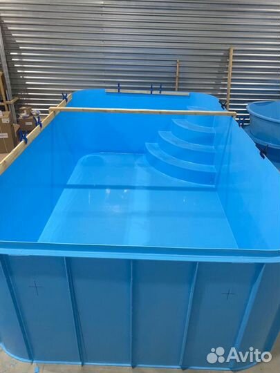 Полипропиленовая чаша бассейна 4x3 м