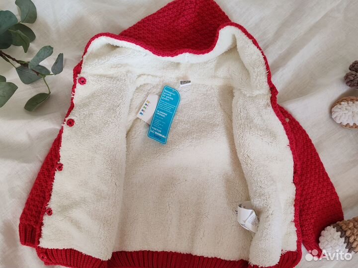 Кофта для девочки тёплая 80 86 Waikiki