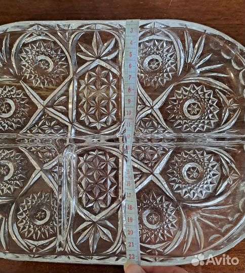 Хрустальная менажница