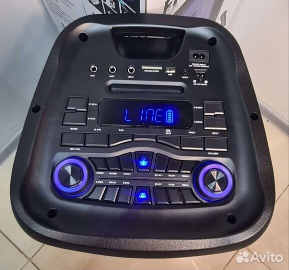 Колонка большая мощная караоке ElTronic 20-53