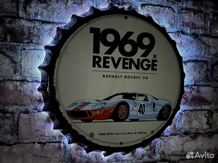 Декор на стену Ford GT 40 1969 Revenge