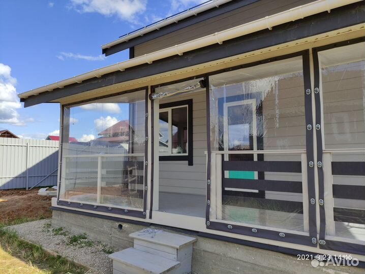 Мягкие окна для кафе летней веранды беседки