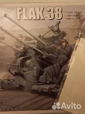 Зенитное орудие Flak 38 1:35+ точёные стволики 4шт