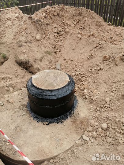 Копка колодцев септиков канализации под ключ