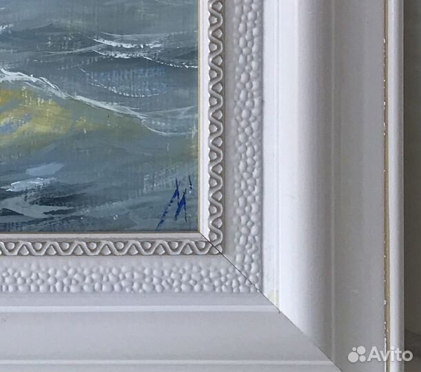 Картина «Волны», масло, в раме