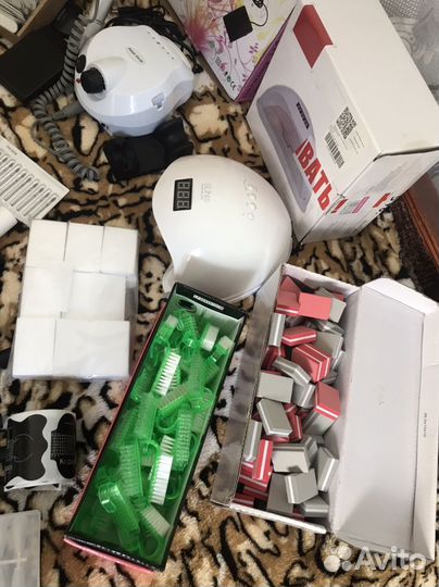 Набор для наращивания ногтей бу