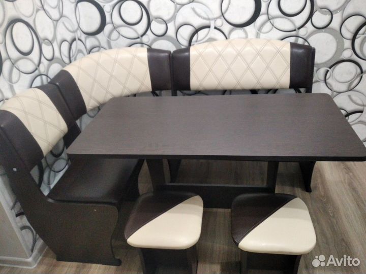 Кухонный уголок Ника-6 с ящиками для хранения