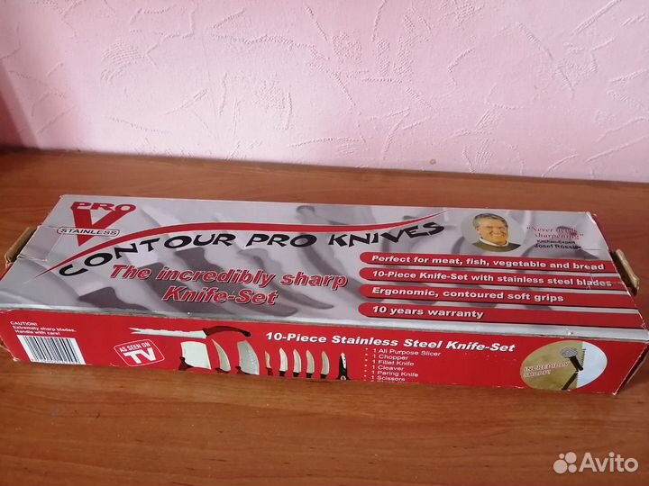 Новый набор стальных ножей из 10 предметов.Австрия