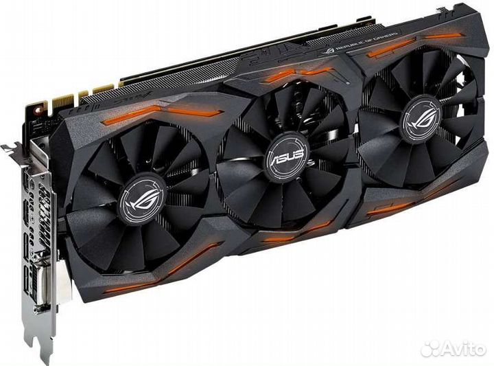 Видеокарта Asus GeForce GTX 1070 Ti strix