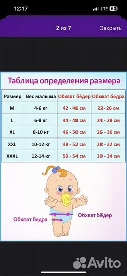 Трусики-подгузники многоразовые для плавания