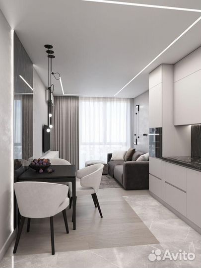 Кухня в потолок на заказ в рассрочку