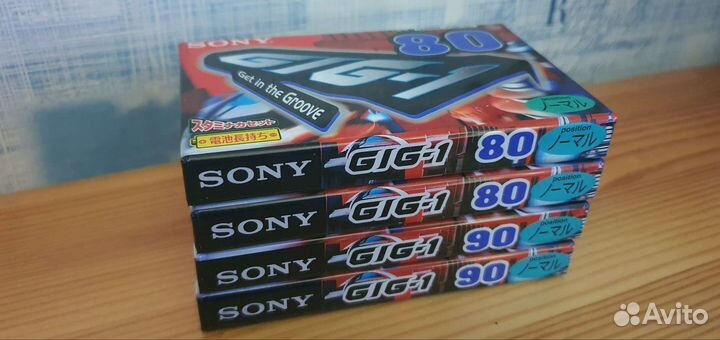 Аудиокассеты новые запечатанные sony GIG-1