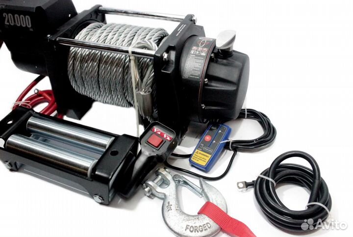 Лебедка электрическая 12V Electric Winch grizzly 2