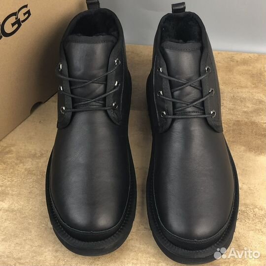 Обувь ugg мужские Neumel Leather Black