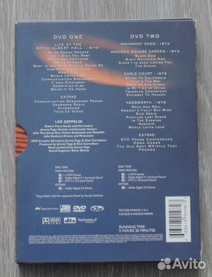 DVD Led Zeppelin 2003