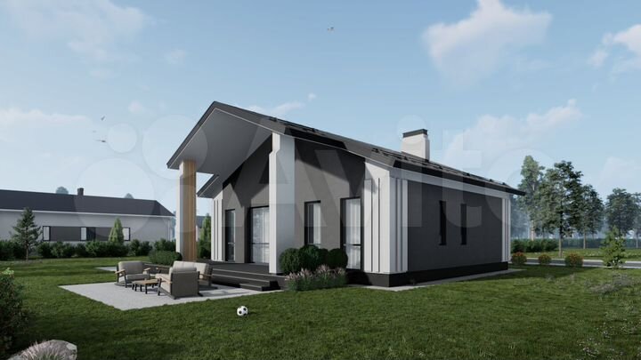 Коттедж 99 м² на участке 7,5 сот.