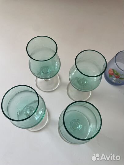 Рюмки цветное стекло СССР