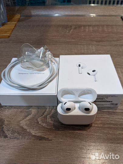 Беспроводные наушники apple airpods 3