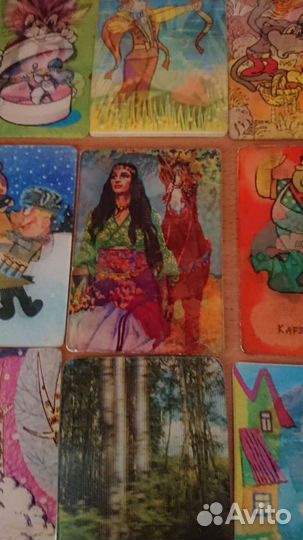 Календарики переливные