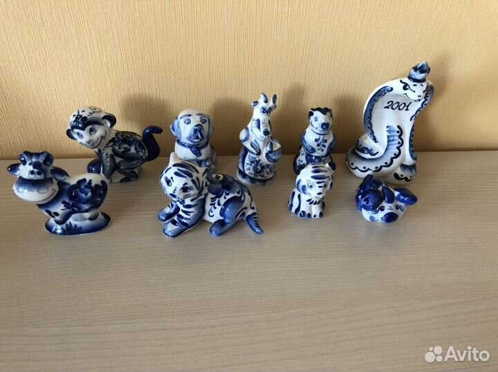 Фигурки гжель