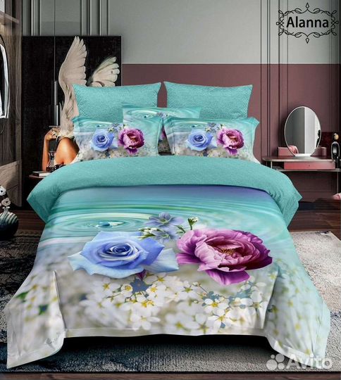 Постельное белье евро