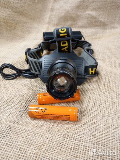 Мощный фонарь 2 диода + датчик