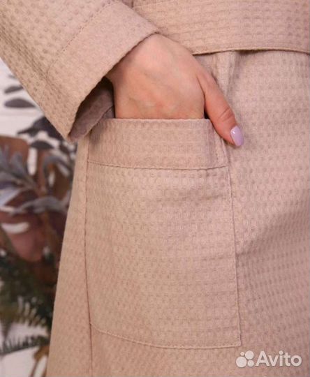 Халат вафельный женский Икея