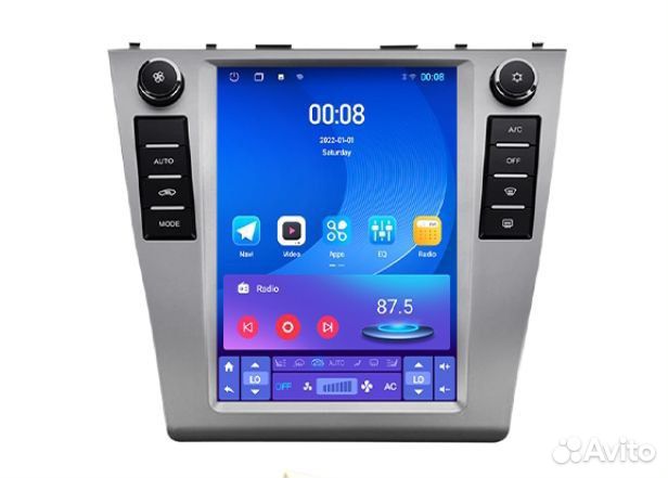 Магнитола Тойота Камри 40 2006-2011 Тесла стиль