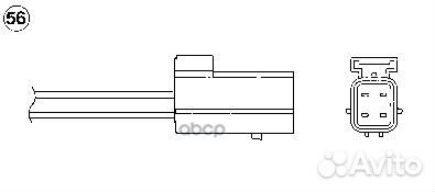 Лямбда-зонд Mazda CX 9 3.8 24V 07 1575 NGK
