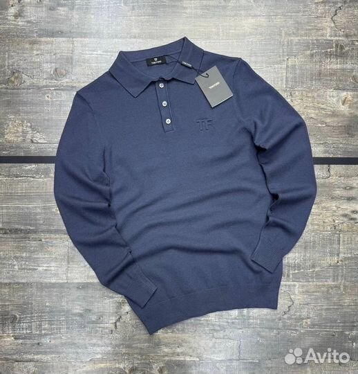 Поло с длинным рукавом Tom Ford