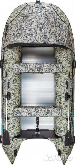 Надувная лодка gladiator C400AL камуфляж