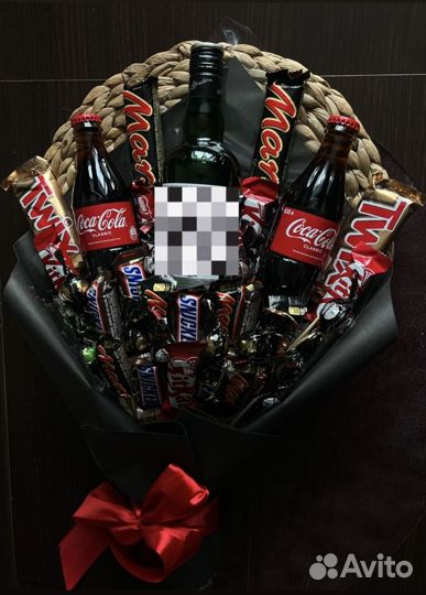 Съедобные мужские букеты