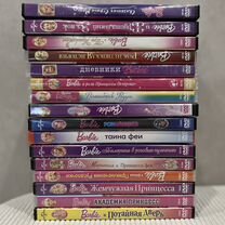 DVD диски Барби Barbie + компьютерные игры