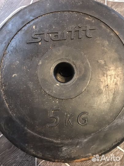 Штанга гриф блины бу