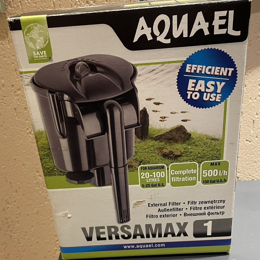 Фильтр aquael Versamax 1 для аквариума 20-100L