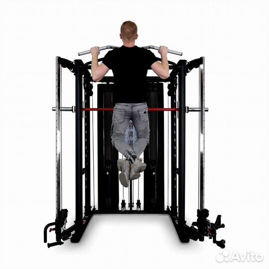 Машина Смита с грузоблоками и турником inspire SCS