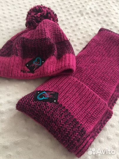 Шапочка и шарф Италия для девочки