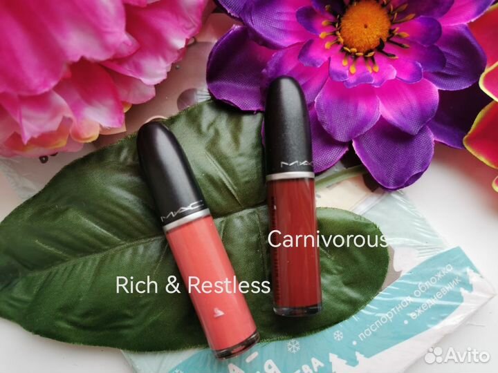 Матовая жидкая помада Smashbox, Clinuque, Mac