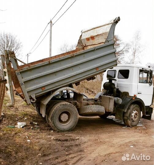 Песок карьерный с доставкой