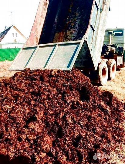 Чернозем, навоз с доставкой. Камаз 15 тонн