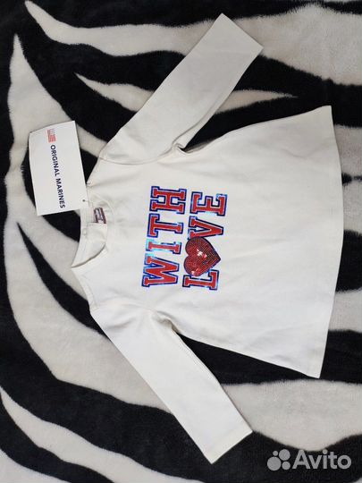 Лонгслив для девочки original Marines