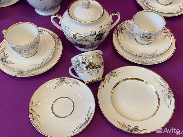 Кофейный сервиз лфз/ифз Жемчужный