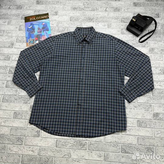 Клетчатая рубашка Bogner Checkered Blue Shirt