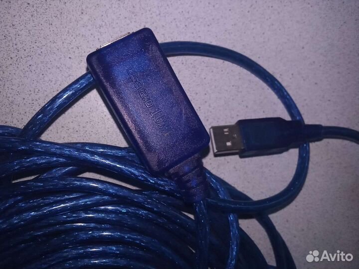 Кабель удлинитель USB 10 метров