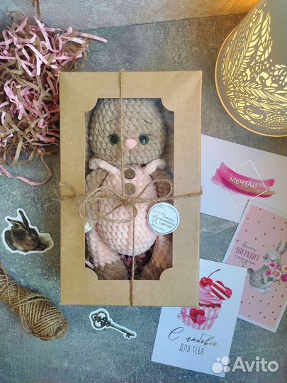 Вязаная игрушка ручной работы