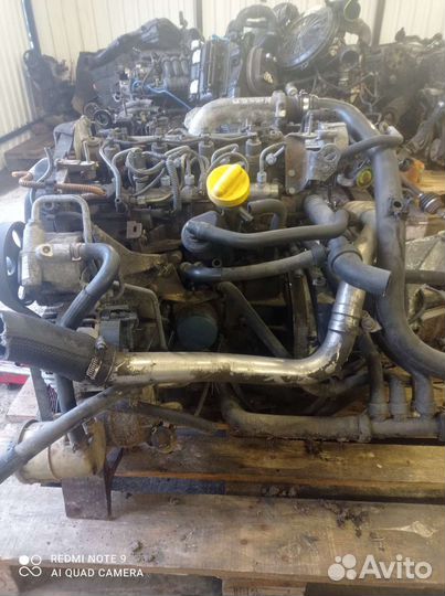 Двигатель в сборе Рено Пежо,1,9 TDI 98-05г F9Q 752